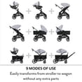 thumbnail image 3 of Evenflo Transformer Stroller to Wagon Travel System Featuring LiteMax NXT Infant Car Seat, 3 of 7