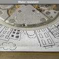 thumbnail image 6 of Ambesonne Modern Place Mats Set of 4, Alarm Clock with Clouds, Standard Size, Pale Grey, 6 of 6