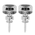 thumbnail image 4 of Strap Button, Guitar Strap Lock 2Pcs  For Ukulele For Guitarist Silver, 4 of 8