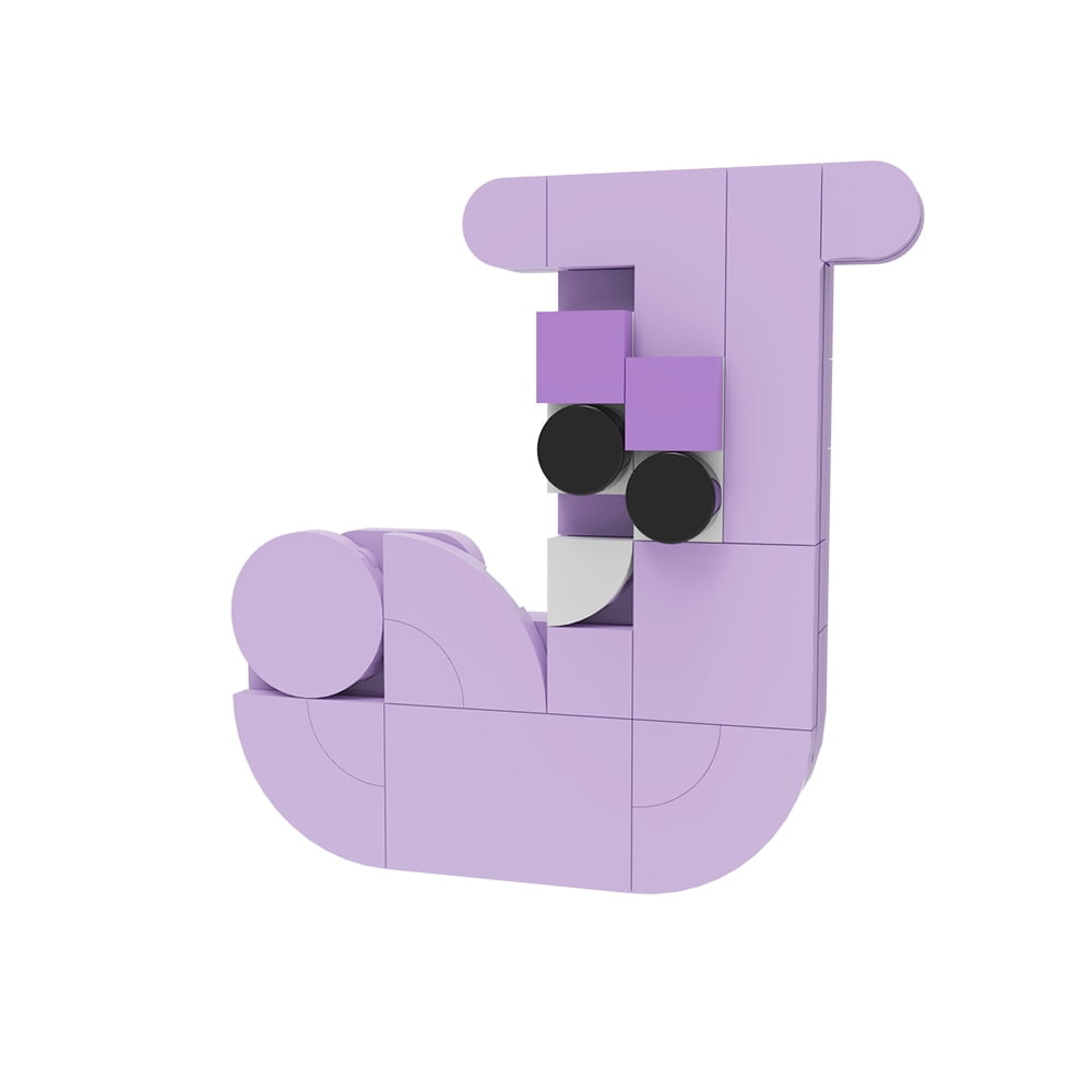26 Style Alphabet Building Blocks English Letters Lore Puzzle Alphabet  Shape Matching Moc Bricks Montessori Toys for Kids