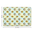 thumbnail image 5 of Blue Highland Cow Sunflower Flannel Non Slip Door Rugs,Washable Door Mats Indoor,Decorative Door Mats,Dirt-Resistant and Absorbent Doormat for Entrance,Bedroom,Kitchen,Bathroom,23.5"x16", 5 of 5