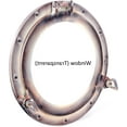 thumbnail image 5 of Antique Purple Rustic Patina Nautical Maritime Ship's Porthole Frame | Wall & Bathroom Sculpture Aluminum Porthole | Home Decor Ideas | Round Glass Hanging Porthole (Window (Transparent), 15 Inches), 5 of 5