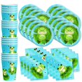 thumbnail image 1 of Juego de Suministros para Fiesta Frog Rana Vajilla para 16, 1 of 7