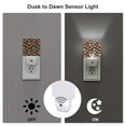 thumbnail image 3 of Fuzoiu Heart Print Dusk to Dawn LED Night Light with Light Sensor, Energy-Efficient Touch-Safe Night Lamp for Home, Office, and Kids' Rooms-UK, 3 of 7