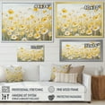 thumbnail image 4 of Designart "Buttercups In Full Array" Flower Field Floater Framed Wall Decor, 4 of 5