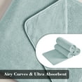 thumbnail image 3 of Smuge 8 Piece Oversized Bath Sheet Towels (Light Green) 700 GSM Ultra Soft Large Bath Towel Set Thick Cozy Quick Dry Bathroom Towels Hotel Luxurious Towels, 3 of 6