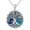 Black Onyx, variant on Tree of Life Abalone shell/Black Onyx Necklace Dainty Sterling Silver Family Tree Pendant Necklace Jewelry Birthday Anniversary Christmas for Women Mom