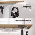 thumbnail image 6 of Electric Standing Desk Adjustable - 48 x 24 Inch Sit Stand up Desk with Cable Management - 3 Memory Preset Adjustable Height Desk Computer Home Office Desk, 6 of 8