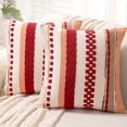 thumbnail image 4 of Velvet Throw Pillow Covers Striped Rectangular 18x18In Unbiased-Colored Sofa Pillowcases Black Velvet Pillow Covers, 4 of 6
