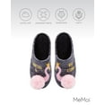 thumbnail image 6 of MeMoi Royal Flamingo Pompom Plush Slippers - Womens - Female (Medium, Gray), 6 of 7
