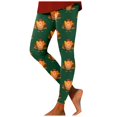 thumbnail image 2 of Thanksgiving Leggings for Women Elastic High Waist Tummy Control Festive Print Tights Pants Workout Yoga Pants, 2 of 5