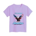 thumbnail image 4 of CAICJ98 250 Years American 250th Anniversary USA US Flag 4th of July Boy Girl Tshirt (Light Purple,2-3 Years), 4 of 4