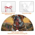 thumbnail image 4 of Yiaed Flower Field Cute Bulldog Print Christmas Tree Skirt , Tree SkirtsTree Mat for Christmas Winter Holiday Indoor Decorations-36", 4 of 7