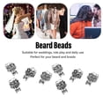 thumbnail image 4 of Hair Braiding Beard Decoration, Easy Carry Versatile Style Sturdy Precise Craftsmanship Beard Beads  For Men For Role Play, 4 of 8