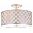 thumbnail image 2 of Safavieh Hutch 3-Light 15 in. Dia. Geometric Flush Mount, 2 of 4