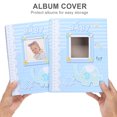 thumbnail image 3 of UPGRATOR 1Set Photo Album for Pictures Blue Paper Commemorative Book for Kids, 3 of 4