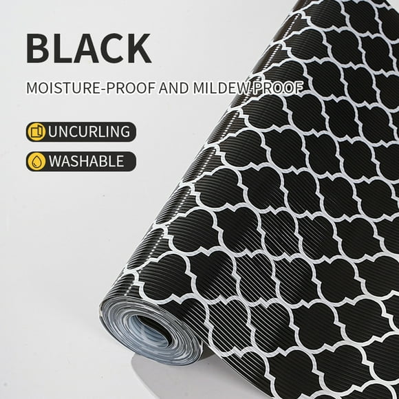 Waterproof Shelf Liners for Kitchen Cabinet Drawer Non-Adhesive Non-Slip Kitchen Shelf Liners Shelf Paper Double Protection Design Cupboard Mat