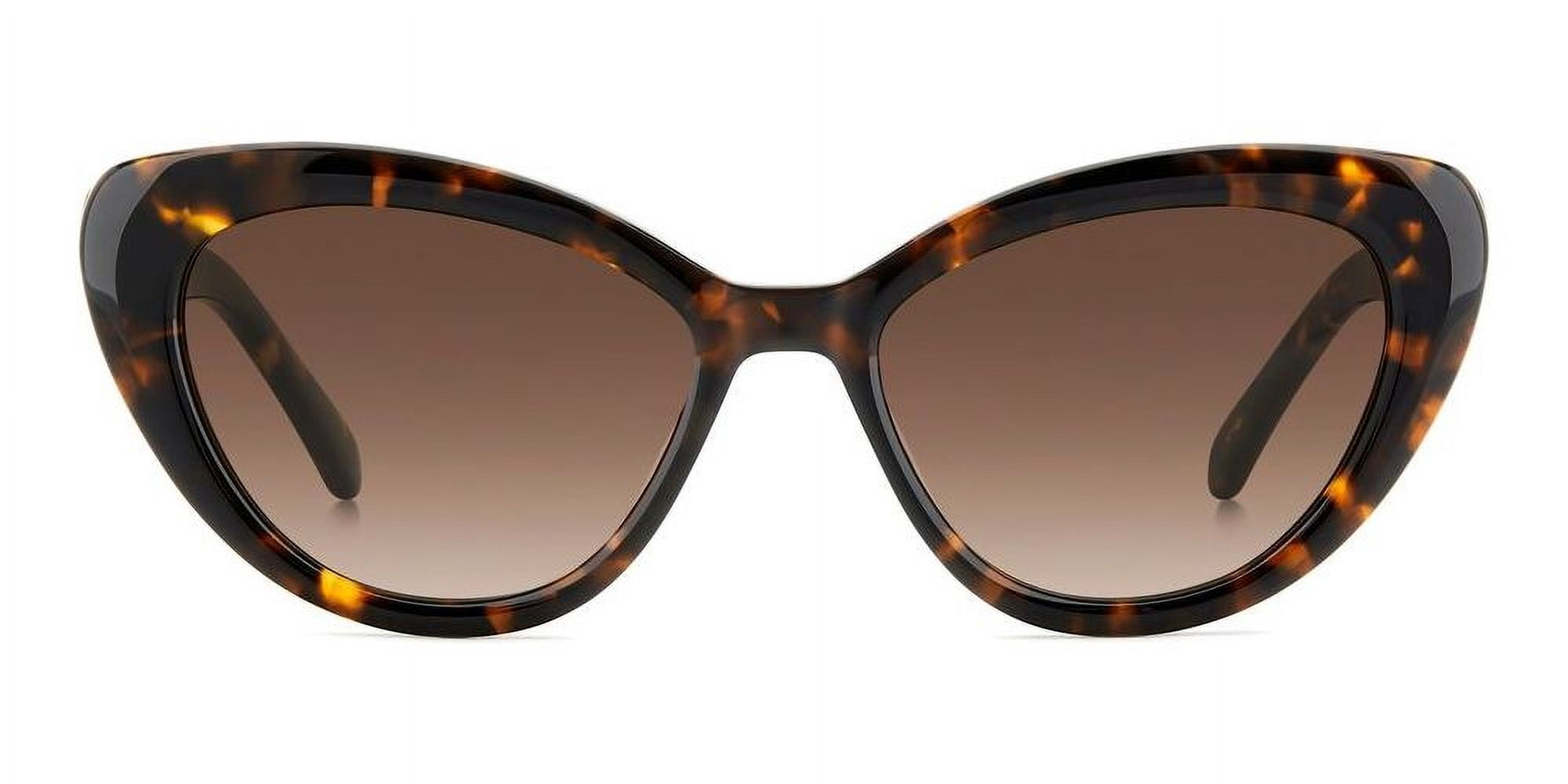 Kate Spade MARLAH/S 0086HA 53mm Cat Eye Sunglasses Women's Havana