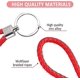thumbnail image 3 of porte-cls En Cuir Tress 20 Pcs Porte-cls De Voiture Pendentif Porte-cls Pour Hommes Et Femmes Pendentif Cl Multicolor 12 * 3 Cm, 3 of 5