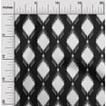 thumbnail image 2 of oneOone Viscose Jersey Black Fabric Ikat Quilting Supplies Print Sewing Fabric By The Yard 60 Inch Wide, 2 of 7