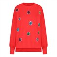 thumbnail image 4 of Wancir Ugly Christmas Sweater for Women 2024 Cute Sequin Nutcracker Sweatshirt Sparkly Funny Graphic Shirts Pullover Tops, 4 of 5