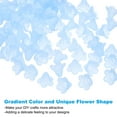 thumbnail image 4 of Uxcell 100 Pcs Acrylic Frosted Flower Beads Trumpet Flower Beads, Blue, 4 of 6