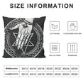 thumbnail image 5 of SHANXI Throw Pillow Cover Etching Hand Drawn Magic Crystal Ball Old Witch Cushion Case Home Decor 12x12in, 5 of 5