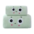 thumbnail image 4 of Qocolhg Cute Ultra Soft 2 Pcs Cotton Towel Set, Contains 1 Bath Towels 28x55 inch, 1 Hand Towels 14x30 inch, 100% Cotton, Lighter Weight, Quicker to Dry, Super Absorbent, Clearance, 4 of 6