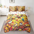 thumbnail image 2 of Welcome Fall Autumn Comforter Set, Thanksgiving Autumn Maple Tree Birds Bedding Kids Fall Thanksgiving Full Bed Set + Flat Sheet + Fitted Sheet + 2 Pillowcases + 2 Throw Pillow Covers, 2 of 5