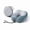 Green, variant on Cooling Ice Silk Travel Neck Pillow, Memory Foam 360° Head & Chin Support, Adjustable, for Airplane （Grey）