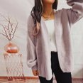 thumbnail image 4 of Ozmmyan Womens Cardigan Sweater Casual V-Neck Long Sleeve Autumn Sweater Cardigan Winter Coat, 4 of 5