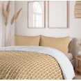 thumbnail image 6 of Ambesonne Autumn Damask Duvet Cover Set, Wheat Ear Motifs Art, 2-Calking, White Pale Coffee Ecru, 6 of 7