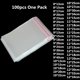 thumbnail image 1 of Bolsa autoadhesiva de plástico transparente de 100 Uds., accesorios de joyería con autosellado, bolsa de embalaje de galletas de regalo resellable para embalaje de dulces Tan Jianjun unisex, 1 of 1