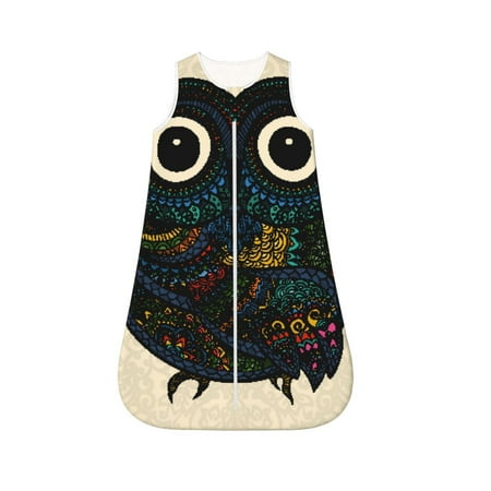 

Rocae Owl with Mandala for Baby Unisex Sleeping Bag Sack Blanket baby sleep sack Wearable Blanket for Newborns Boys Girls-Large