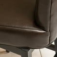 thumbnail image 5 of Aura Swivel Counter Stool, Set of 1, Brown, 5 of 5