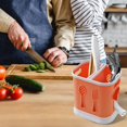 thumbnail image 3 of Utensil Holder Cutlery Caddy Two Grids For Home Kitchen Fork Spoon Tableware Organisers, 3 of 3