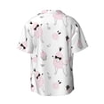 thumbnail image 4 of Goofa Cute Poodle Dog Printed Men's Casual Short-sleeved Shirt,Lightweight Breathable Button-down,Summer Casual men's top,Versatile Fashion shirt-, 4 of 6