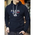 thumbnail image 5 of Suéter de manga larga con capucha PARIS para hombre para otoño e invierno, 5 of 5