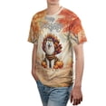thumbnail image 4 of Happy Thanksgiving Samoyed Turkey Costume Pumpkins Autumn Leaves All Over Print 3D Shirt Unisex Merch Siberian Sammy Dog Lover - 13014, 4 of 6