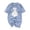 Light Blue, variant on Adorable 3D Bunny Romper Jumpsuit Boy Easter Clothes