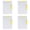 Yellow, variant on VHXWUGN 3 Pcs Plastic Report Covers with Swing Clip, File Folders Letter A5 Sheet Size, Clear Front Report Covers for Documents Presentation Resume S-chool Home Organizer Binder, White