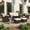 Brown-Beige, variant on LayinSun 3 Pieces Patio Outdoor Conversation Set, Wicker Furniture Set with Swivel Chairs and Fire Pit Table 2-Seat