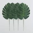Efavormart 28 Pack | Green And Gold Artificial Jungle Theme Palm Leaves ...