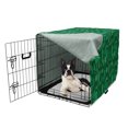 thumbnail image 5 of Tropical Dog Crate Cover, Illustration of Various Jungle Elements, Easy to Use Pet Kennel Cover Small Dogs Puppies Kittens, 7 Sizes, Fern Green Hunter Green, by Ambesonne, 5 of 6