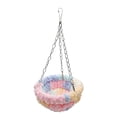 thumbnail image 1 of Hamaca colgante para pájaros, cama de invierno cómoda y para cría, accesorios para jaulas de loros, pinzones, pájaros pequeños y agapornis. Rosa, 1 of 8