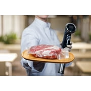 Four Rolls of 8x25' Food Saver Vacuum Sealer Rolls Freezer Bags Rolls for Seal a Meal,Food Saver Vacuum Sealer Fits Inside Storage Area Sous Vide Vacuum, Cut to Request Size Roll
