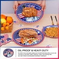 thumbnail image 5 of Caltero 100 PCS 4th of July Plates Patriotic Paper Plates,Disposable Tableware for Memorial Independence Day Patriotic Party Supplies, 5 of 8