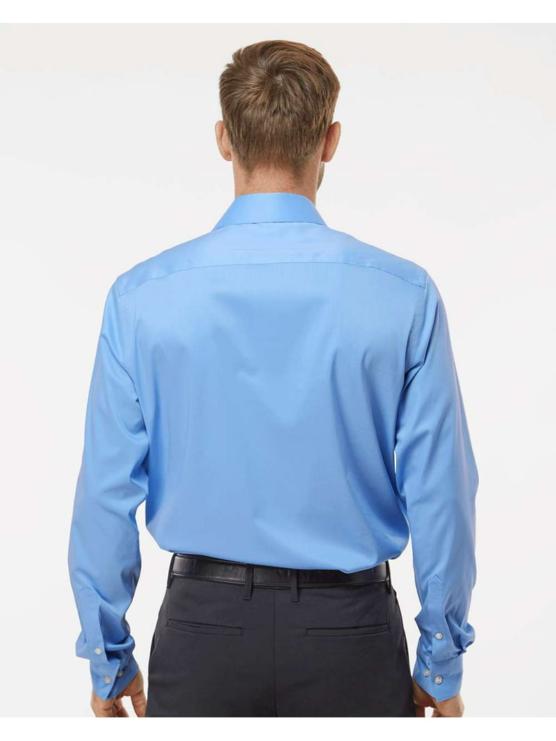 Van Heusen Men's Long Sleeve Dress Shirt - Wrinkle-Free Cotton/Poly Twill, Sizes S-3XL