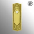 thumbnail image 2 of Door Back Plate Solid Brass Beaded Without Keyhole 7 1/4" H set of 2, 2 of 2
