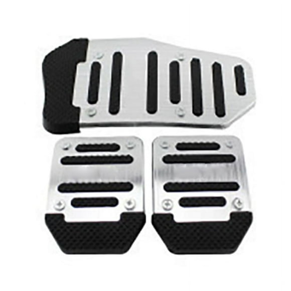 Brake 3 Pcs Brake Pedal Pads Anti Slip Wear  Manual Accelerator Foot Pedal Cover for Car